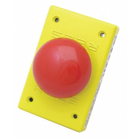 Rees 02911002 - Mushroom Plunger,Metal,Red,2-1/4"