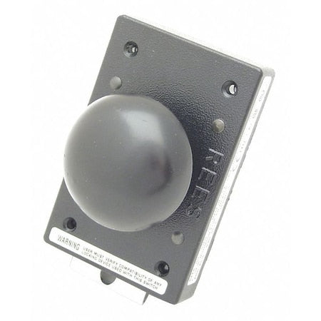 Rees 03476001 - Mushroom Plunger w/Latch,Black,2-1/4"