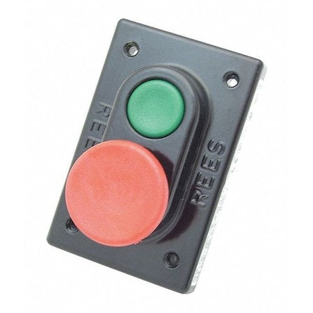 Rees 03605032 - Plastic Plunger,1" Green/1.75" Red