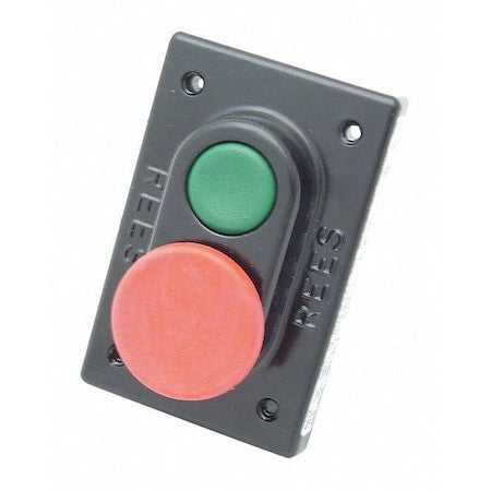 Rees 03605132 - Plastic Plunger,1" Green/1.75" Red