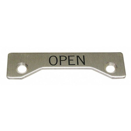 Rees 09002011 - Standard Legend Plate,Open