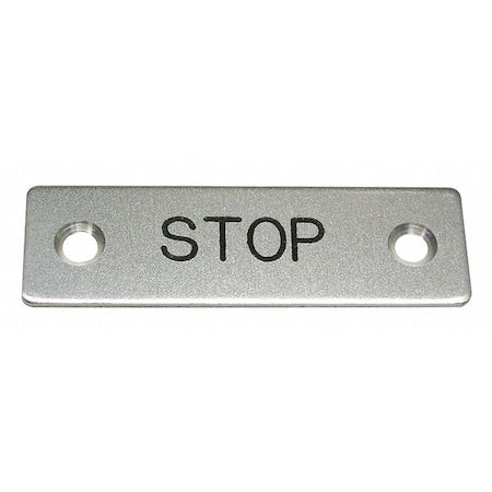 Rees 09001003 - Standard Legend Plate,Stop