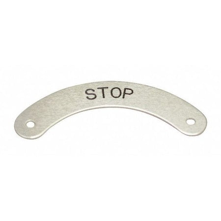 Rees 09005003 - Standard Legend Plate,Stop