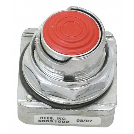 Rees 40031002 - Pushbutton Plunger,Red,30mm