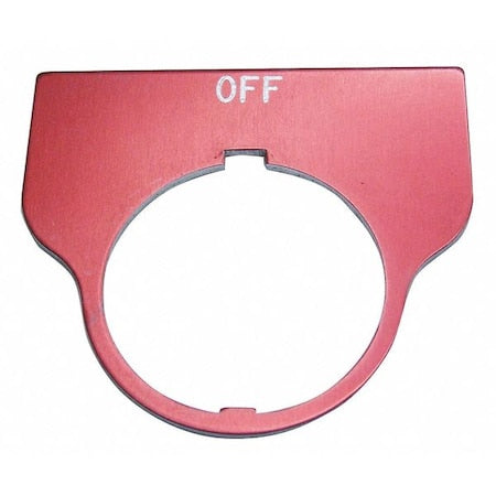 Rees 09016002 - Standard Legend Plate,Off