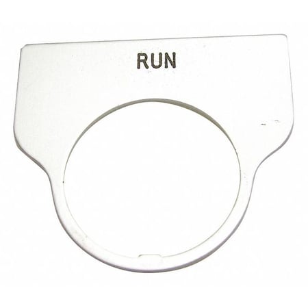 Rees 09017007 - Standard Legend Plate,Run