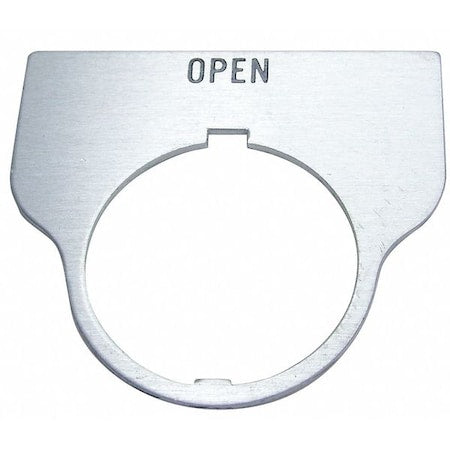 Rees 09017011 - Standard Legend Plate,Open