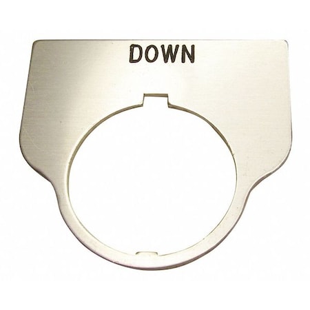 Rees 09017014 - Standard Legend Plate,Down