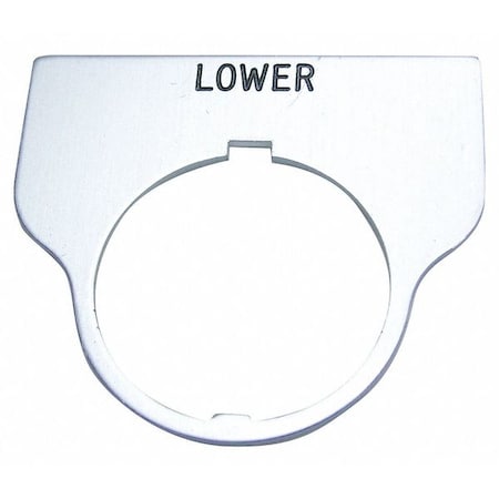 Rees 09017016 - Standard Legend Plate,Lower