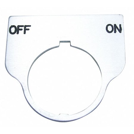 Rees 09017029 - Standard Legend Plate,Off-On