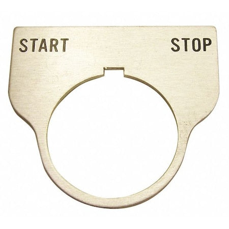 Rees 09017030 - Standard Legend Plate,Start-Stop