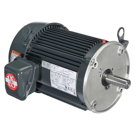 U.S. Motors U7P1DCR - Three-Phase General Purpose Motor, 7 1/2 HP, 213 TC Frame, 208-230/460 V AC Voltage