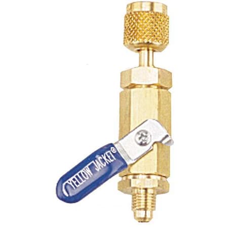 Yellow Jacket 93844 - Ball Valve, 180 Deg, 8 1/2 in L, Brass