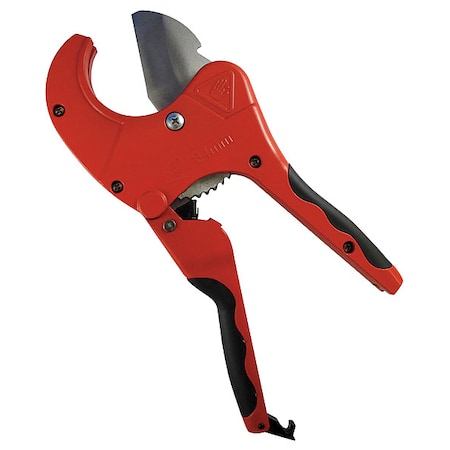 Superior Tool 37116 - Pipe Cutter For PVC, 2 to 2-1/2 in Cutting Capacity, 13 in L, Locking Handle Pin