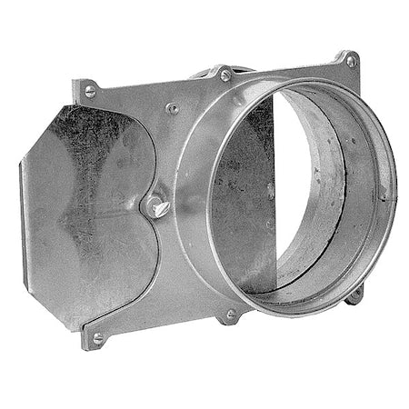 Nordfab 8010002276 - Round Blast Gate, Cast Aluminum, 20 GA, 15 3/4 in W, 5 1/4 in L, 17.87" H