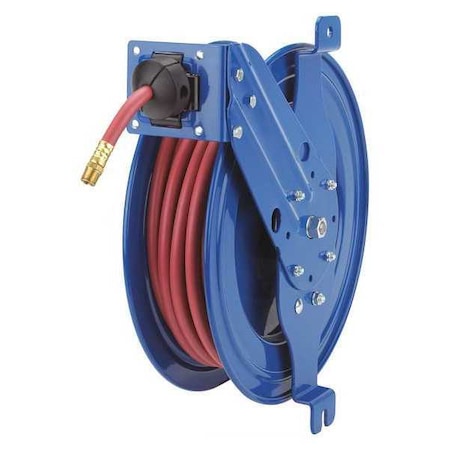 Coxreels SG17-L430 - Air Driven Hose Reel, 1/2" Hose Diameter, 30 ft. Length, Nickel Plated Steel
