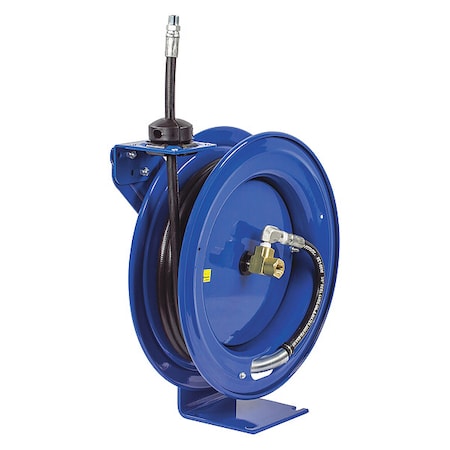 Coxreels P-MP-430 - Spring Return Hose Reel, 1/2 in Hose Diameter, 30 ft Length, 2,500 psi Max. Pressure, Brass