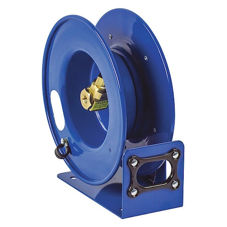 Coxreels LG-LPL-125 - Spring Return Hose Reel, 1/4 in Hose Diameter, 25 ft Length, 300 psi Max. Pressure, Brass, Blue