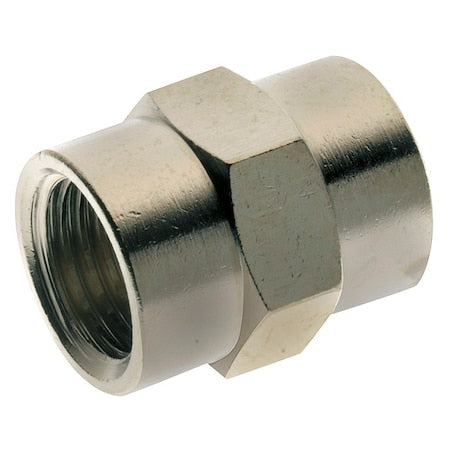 Aignep Usa 3000-3/8 - Pipe Coupling,Female 3/8" BSPP,PK5