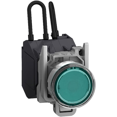 Schneider Electric XB4BW23BM5GEX - Pilot Light, Green, 22mm, LED