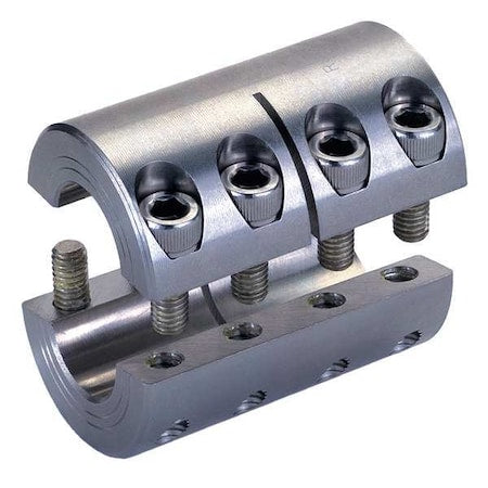 Ruland SPX-10-8-SS - Coupling,Two Piece,Bore Dia 5/8 x 1/2 In