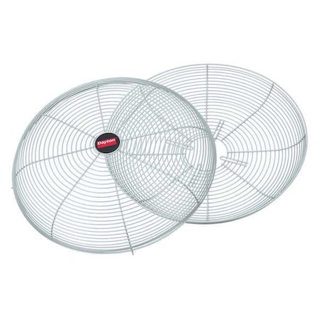 Dayton 2ATB8 - Fan Guard For 20 in Blade Dia, Polyester Powder Coated, Steel, Gray, Mounting 2-3/4 in x 4-1/2 in