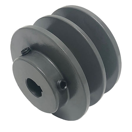 2BK60X1-3/8 - V-Belt Pulley, Cast Iron, Fixed
