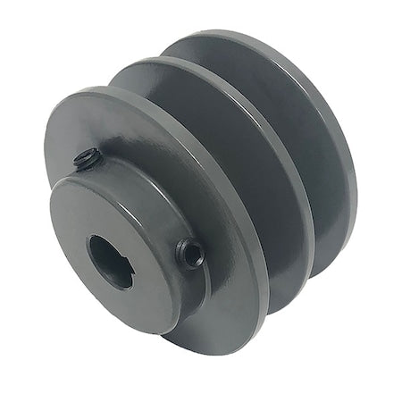 AK64X7/8 - 7/8 in Fixed Bore 1 Groove V-Belt Pulley 6.25 in OD