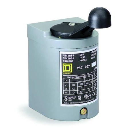 Square D 2601AW2 - Drum Swtch,Maintained/Momentary,NEMA 4,3 P
