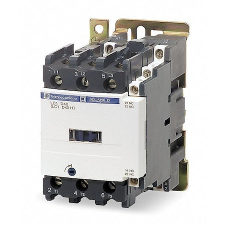 Schneider Electric LC1D65AU7 - IEC Magnetic Contactor, 1 NC/1 NO, 240 V AC, 3 P, Non-Reversing, Screw Clamp