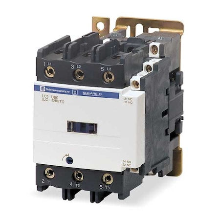 Schneider Electric LC1D80B7 - IEC Magnetic Contactor, 1 NC/1 NO, 24 V AC, 3 P, Non-Reversing, Screw Clamp