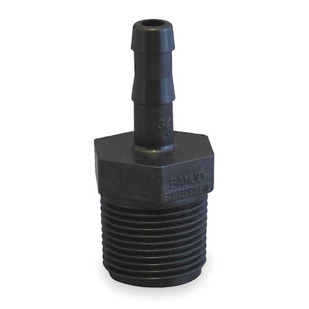 Banjo HB050-038 - Barbed Hose Fitting,Hose ID 3/8",MNPT