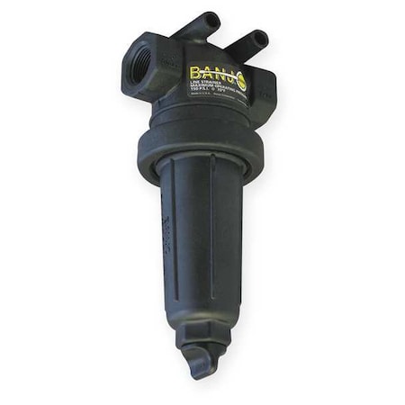 Banjo LST100-50 - T-Line Stainer,1",FNPT,50 Mesh,Black