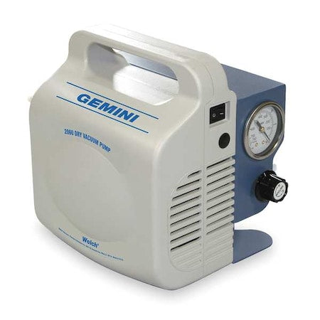 Welch 2060B-01 - Vacuum Pump, 3/8 hp, 0.5 cfm, 22 in Hg
