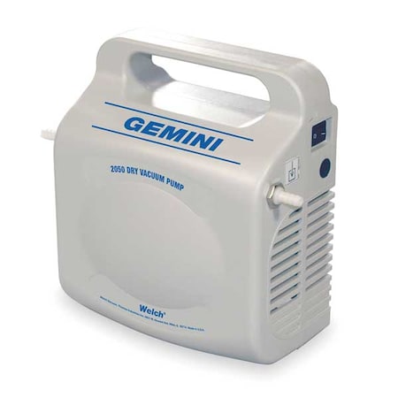 Welch 2050B-01 - Vacuum Pump,1/200 hp, 0.5 cfm,22.4 in Hg