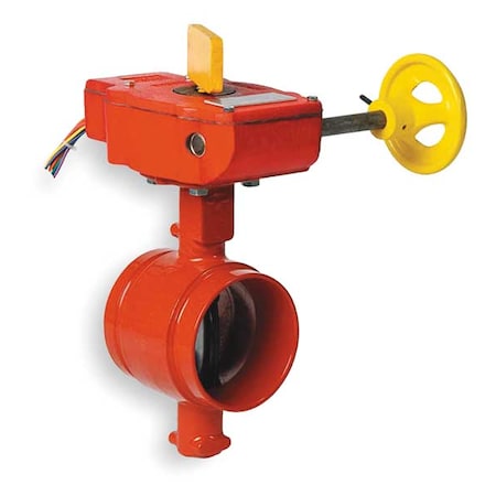 Gruvlok 7005015149 - Butterfly Valve,Grooved,10 In,Iron