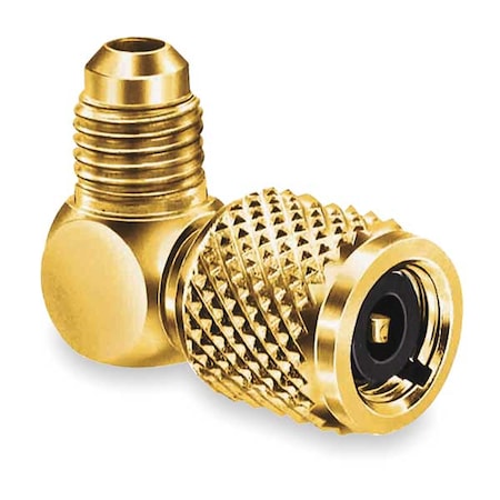 Jb Industries QC-E4 - Quick Coupler, 90 Deg, 3 in L, Brass
