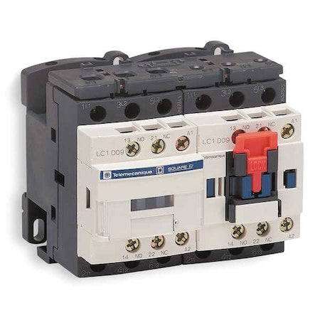 Square D LC2D25BD - IEC Magnetic Contactor, 1 NC/1 NO, 24 V DC, 3 P, Reversing, Screw Clamp
