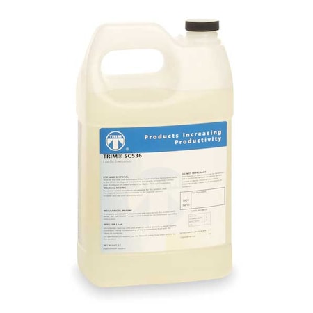 Trim SC536-1G - Coolant, SC536, Semisynthetic, 1 gal, Jug, Colorless to Pale Yellow