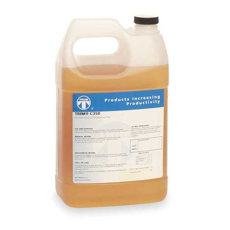 Trim C350-1G - Cutting Fluid, C350, Synthetic, 1 gal, Jug, Colorless to Light Yellow