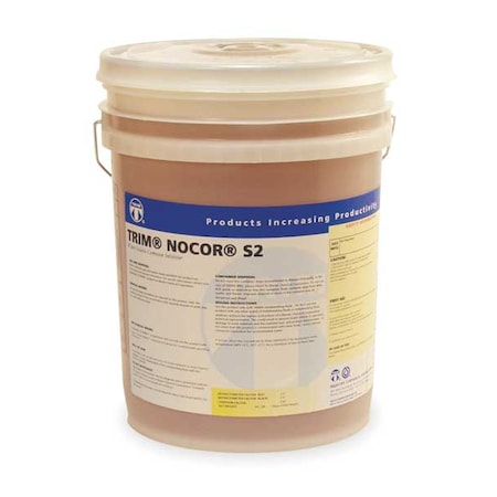 Trim NOCORS2-5G - Corrosion Inhibitor, Dry Lubricant Film, 5 gal, Pail