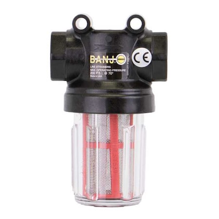 Banjo LSTM050-30C - Inline Strainer, 4 1/4 in H, 595 micron