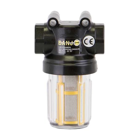 Banjo LSTM075-80C - Inline Strainer, 4 1/4 in H, 177 micron
