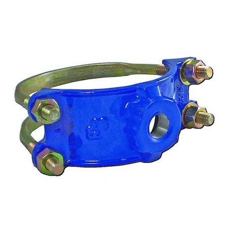 Smith-Blair 31300035408000 - Saddle Clamp,3"Pipe Size,1"NPT Outlet