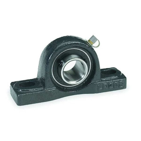 Dayton 3FCN9 - Pillow Block Bearing, Cast Iron Housing Material, Set Screw, Ball, 1/2 in Dia, Alloy Steel Insert Material