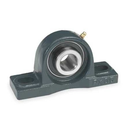 Dayton 3FDC6 - Pillow Block Bearing, Cast Iron Housing Material, Set Screw, Ball, 1-1/2 in Dia, Alloy Steel Insert Material
