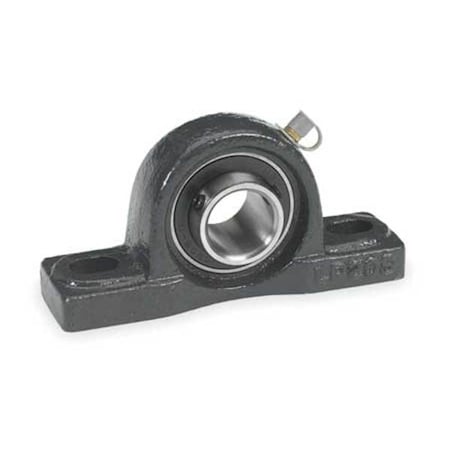 Dayton 3FDA2 - Pillow Block Bearing, Cast Iron Housing Material, Set Screw, Ball, 1-1/4 in Dia, Alloy Steel Insert Material