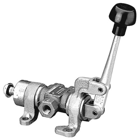 Parker M05435143 - Manual Air Control Valve,4-Way,3/8 In NPT
