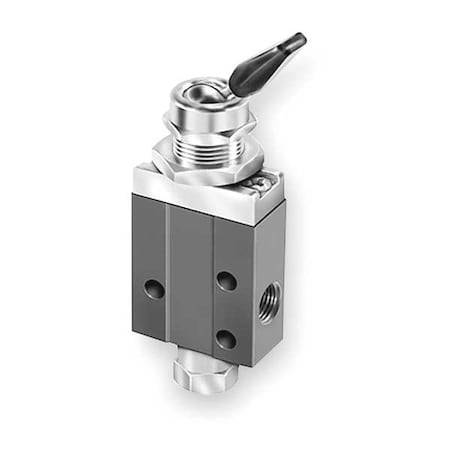 Parker 404811000 - Manual Air Control Valve,3-Way,1/8 In NPT