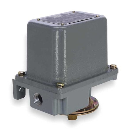 Telemecanique Sensors 9012GAR5 - Pressure Switch, Standard, SPDT, 1 Ports, 1/4-18" FNPT, 3 to 150 psi Range, Aluminum
